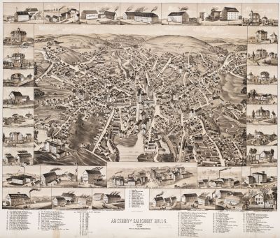 Map157 Amesbury Salisbury 1880