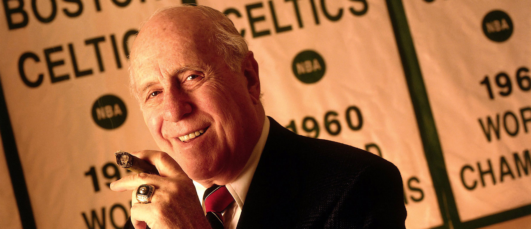 Red Auerbach Number Retirement - Boston Celtics History